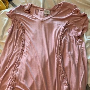 Pink Knox rose tunic